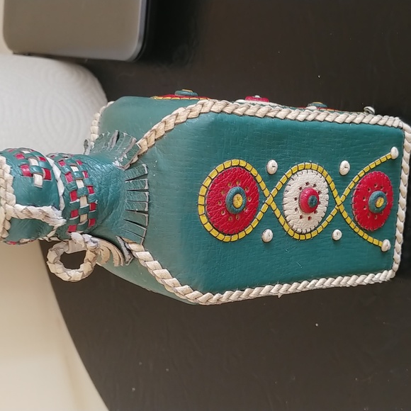 Leather encased bottle - Picture 3 of 3